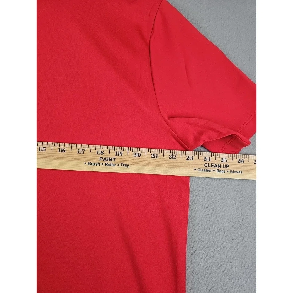 NEW Twillory Polo Shirt Men's XL Red Polyester Athleisure Short Sleeve NWT